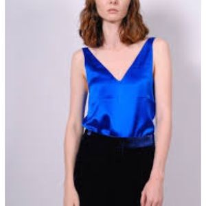 Tibi Satin Cami Tank